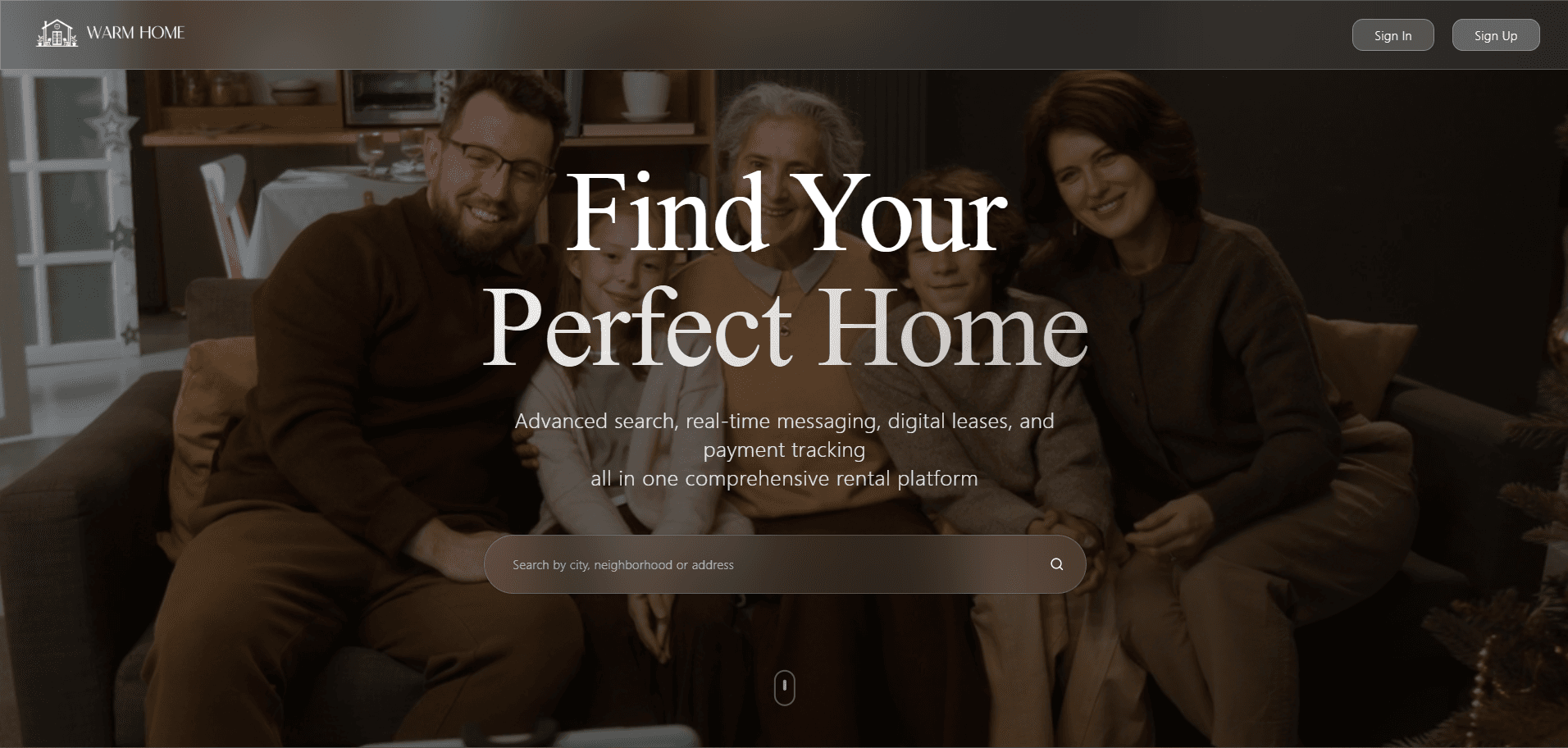 Warm Home - Rental Platform